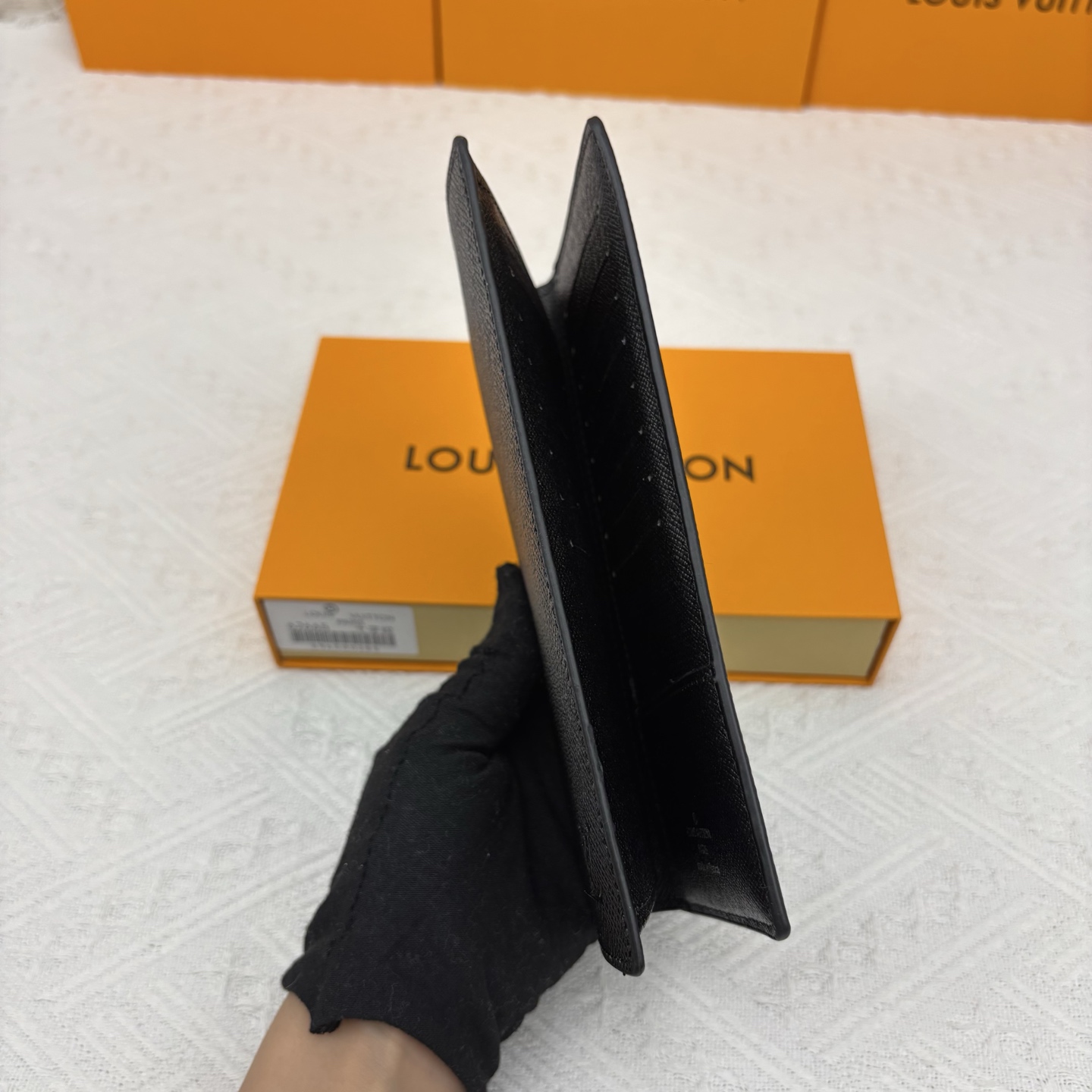 ルイ ヴィトン ( Louis Vuitton)  長 財布 黒 10x19cm
