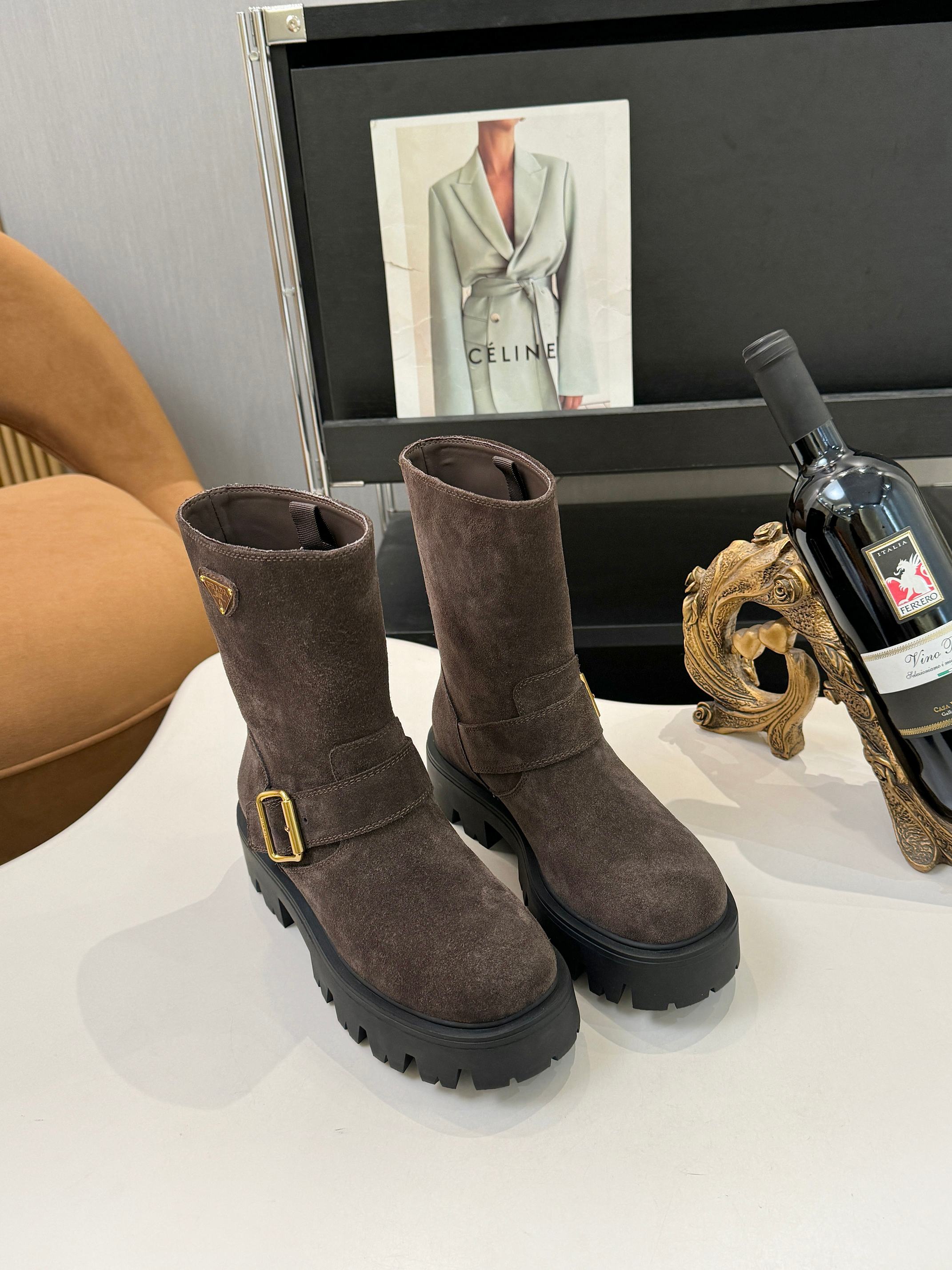 プラダ ( Prada)  レディース 靴  レザー