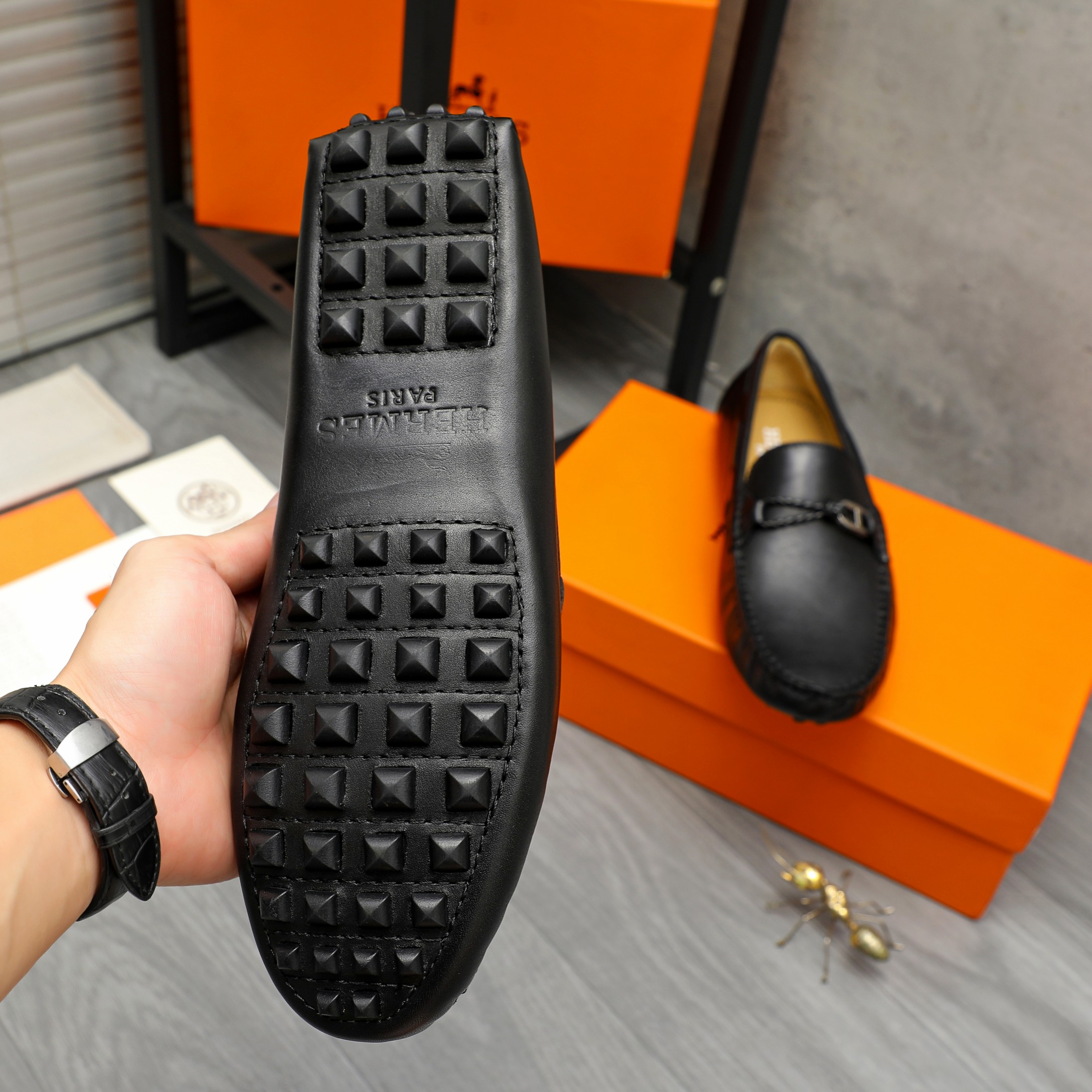 エルメス ( HERMES) 革靴  メンズ