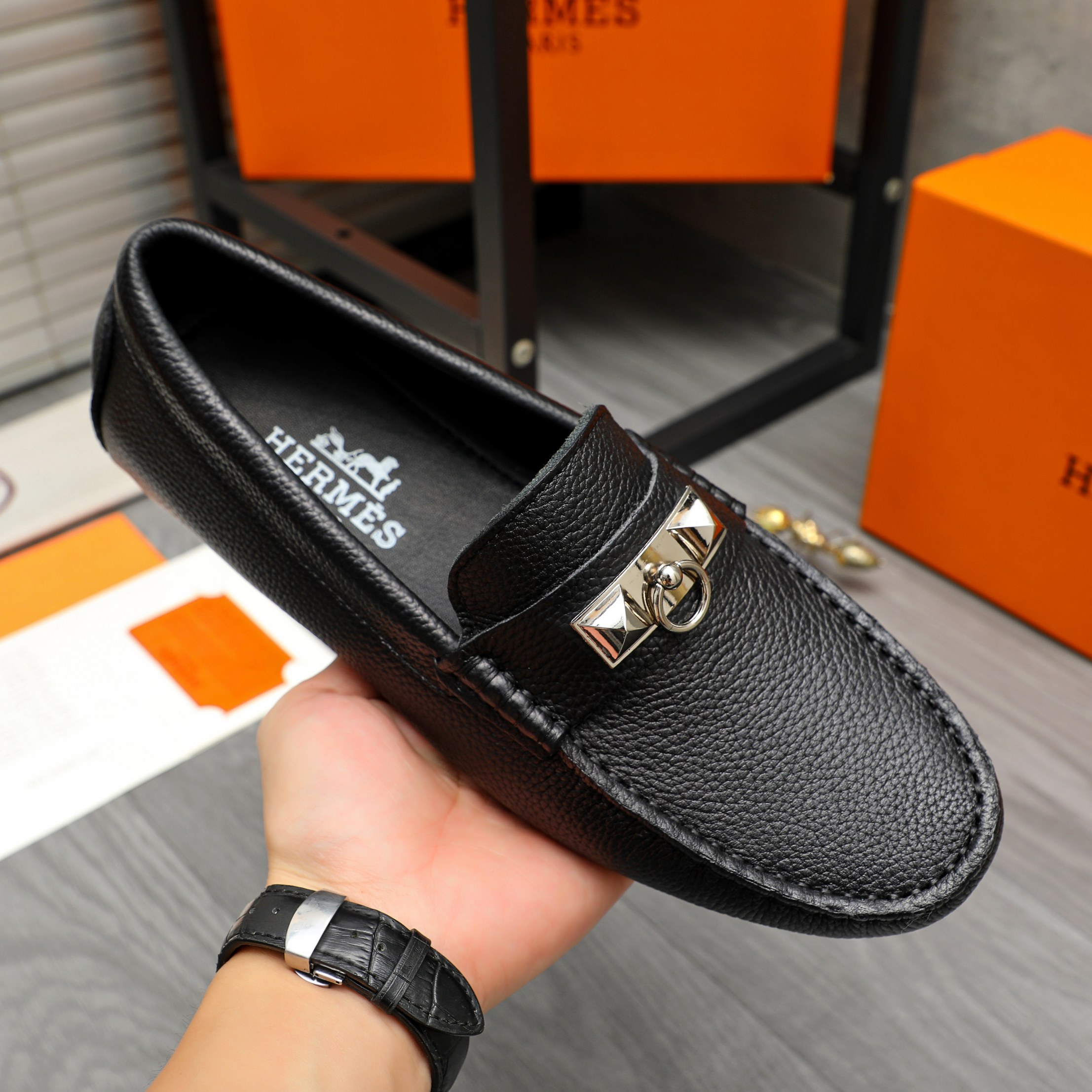 エルメス ( HERMES) 革靴  メンズ