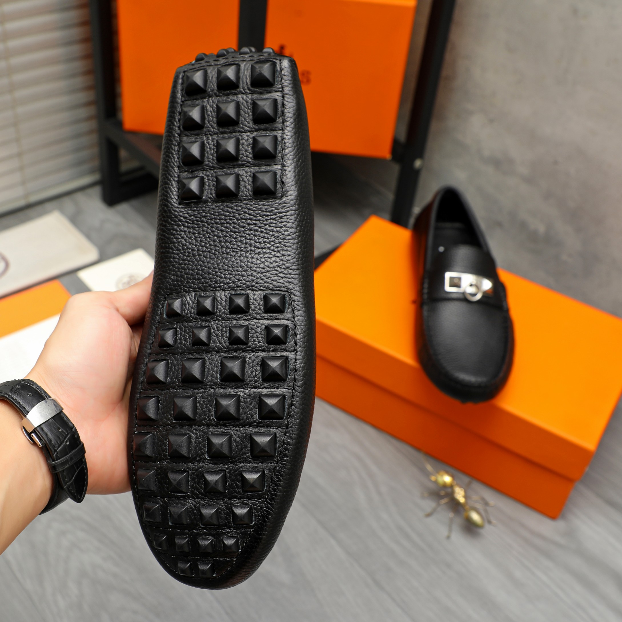 エルメス ( HERMES) 革靴  メンズ