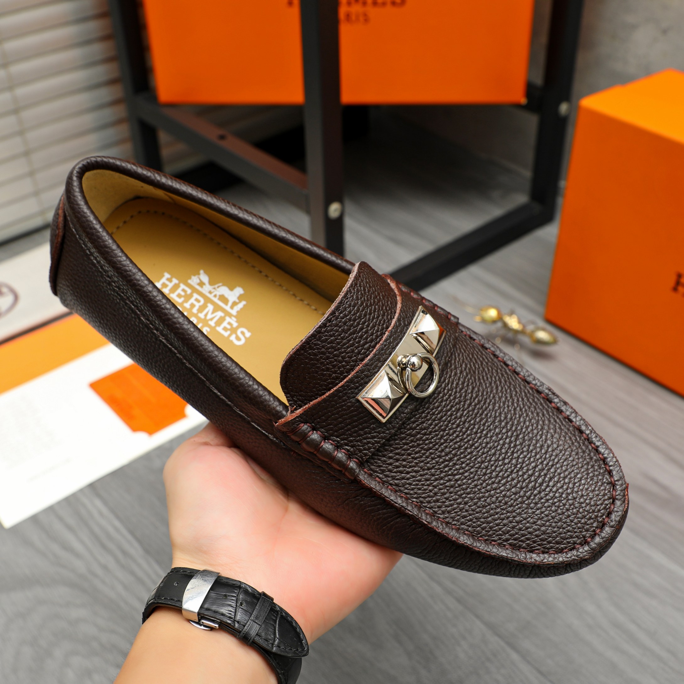 エルメス ( HERMES) 革靴  メンズ
