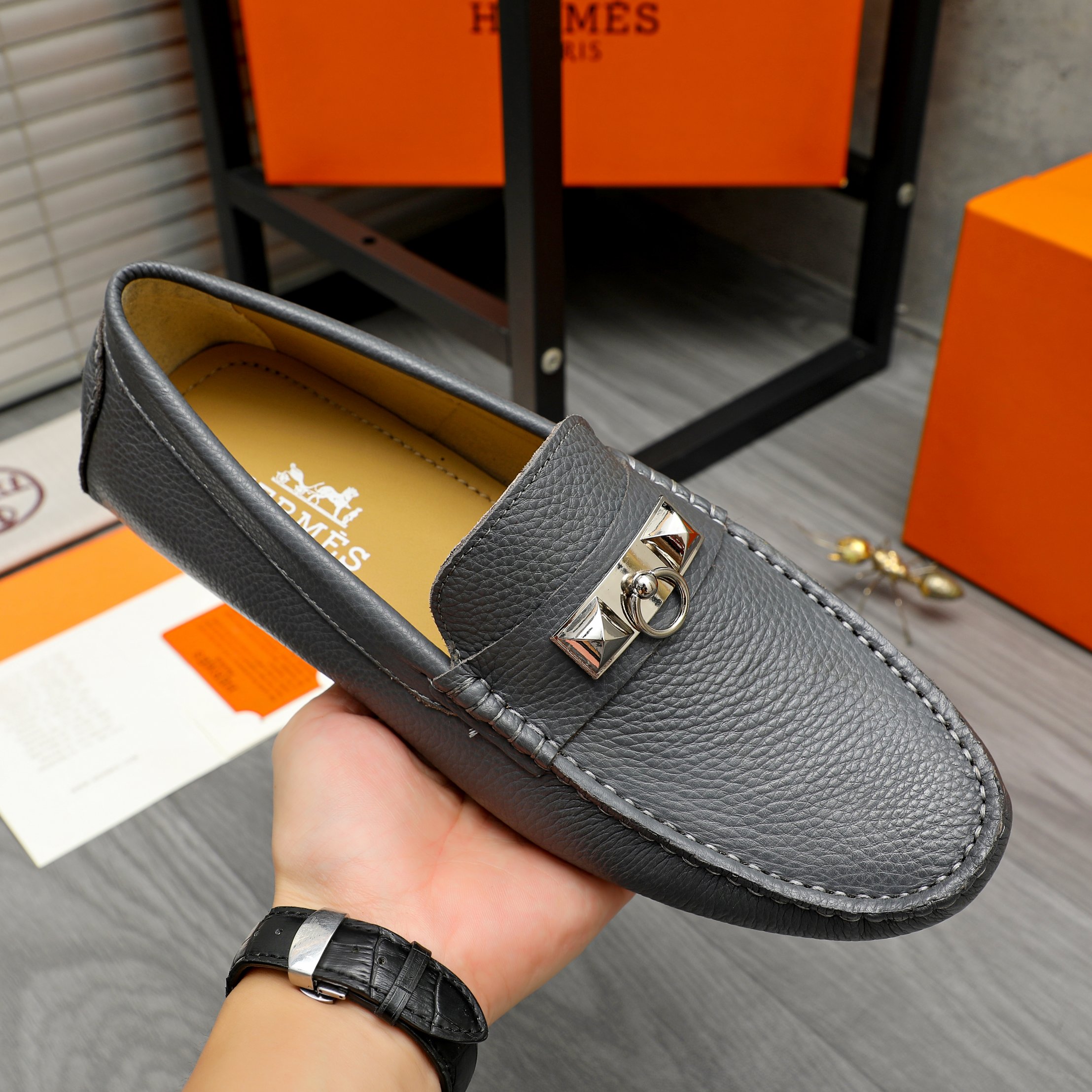 エルメス ( HERMES) 革靴  メンズ