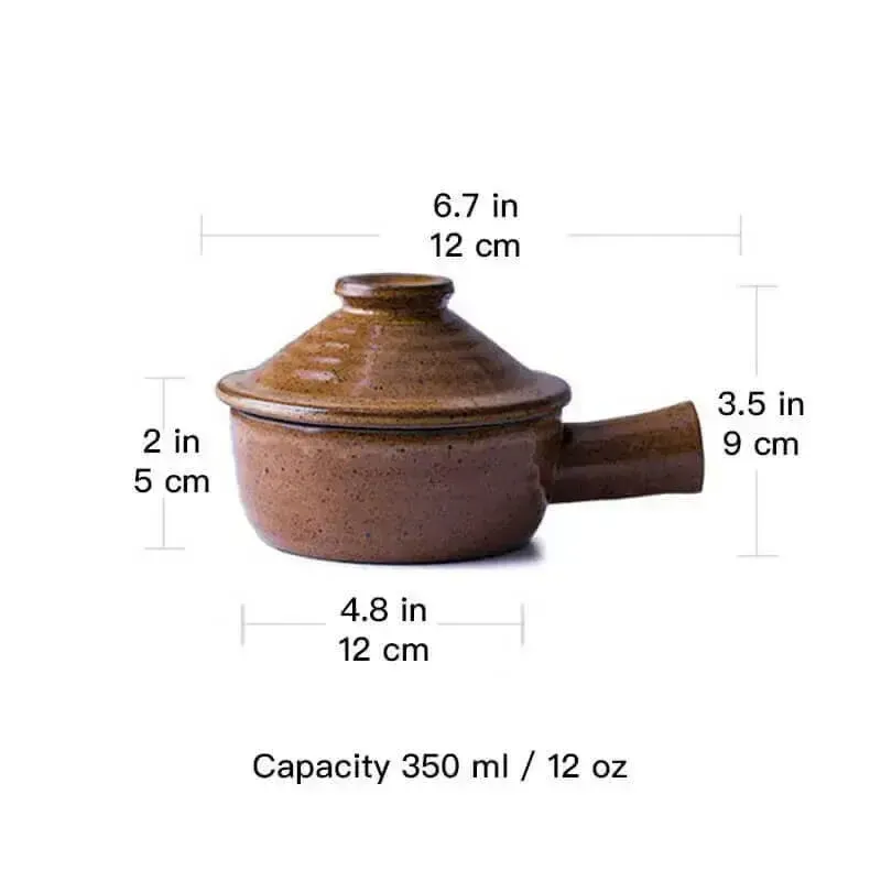 Everyday Microwave ceramic microwave cooking pot with recipe booklet