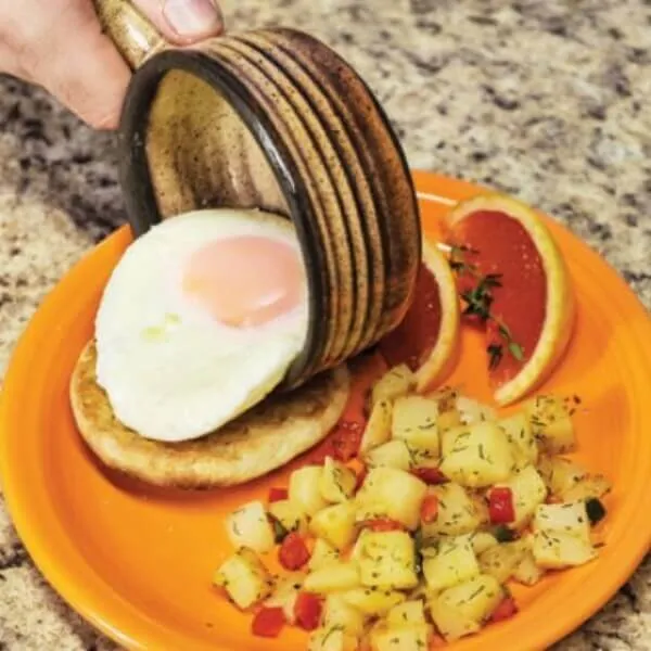 Everyday Microwave ceramic microwave cooking pot with recipe booklet