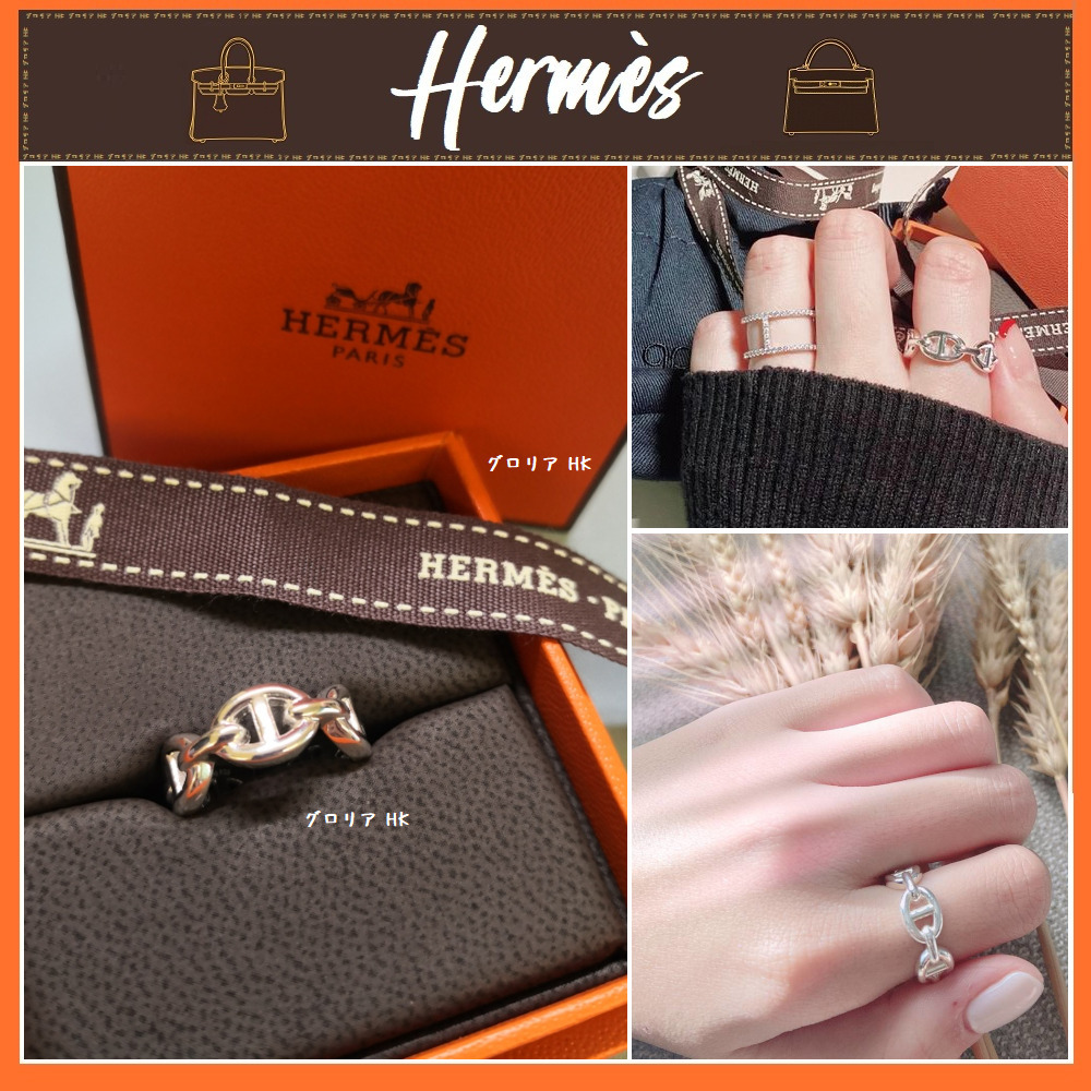 ★入手困難★【HERMES】 Chaine d‘Andre Enchainee リング PM