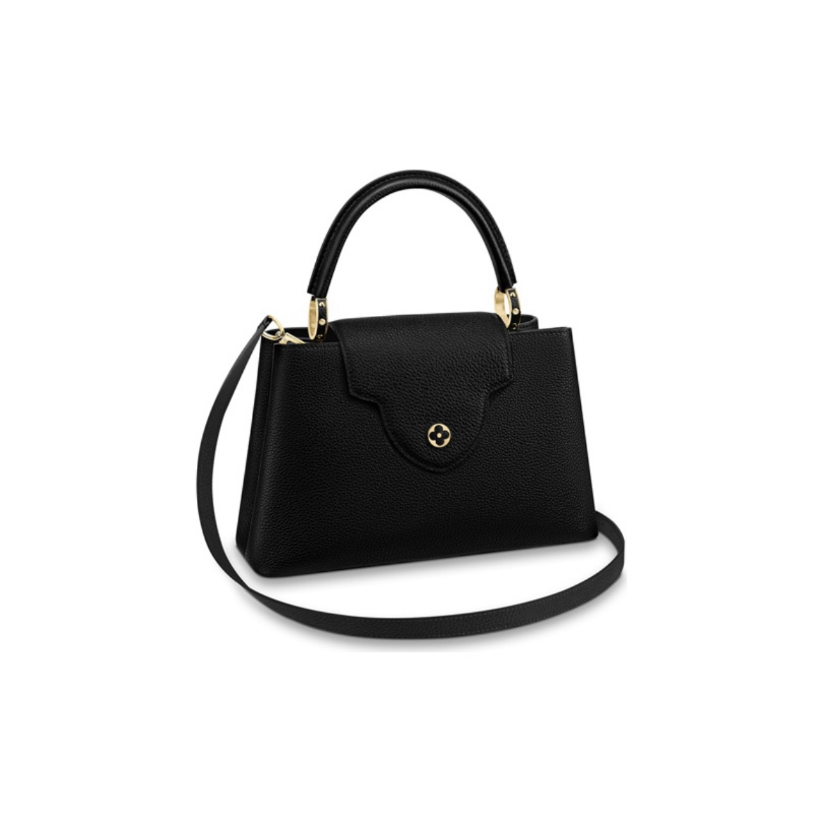 LOUIS VUITTON ルイヴィトン カプシーヌ MM シンプル タウリロンレザー ハンドバッグ ショルダーバッグ 中号 M42259 レディース ブラック