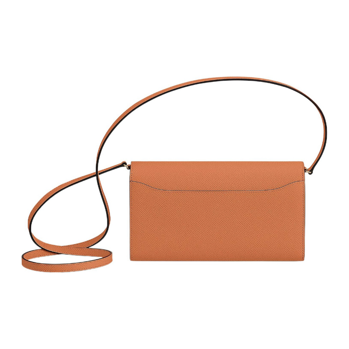 HERMES Constance Long To Go シルバーバックル エプソムレザー 財布 ハンドバッグ ショルダーバッグ 通常サイズ レディース Noir  （黒）