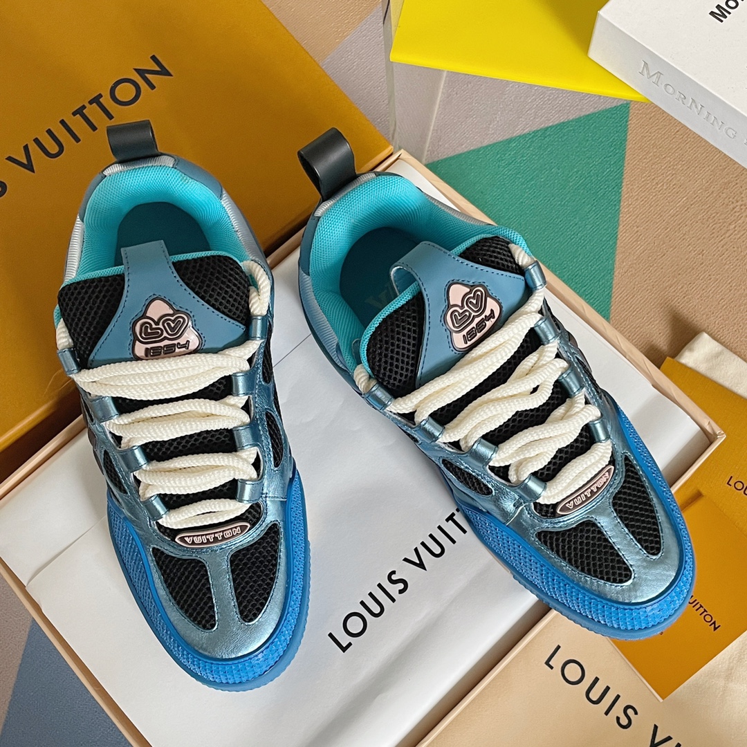 louis vuitton skate シリーズ 23ss の新作トレーナースニーカー スケートシューズ カップル用