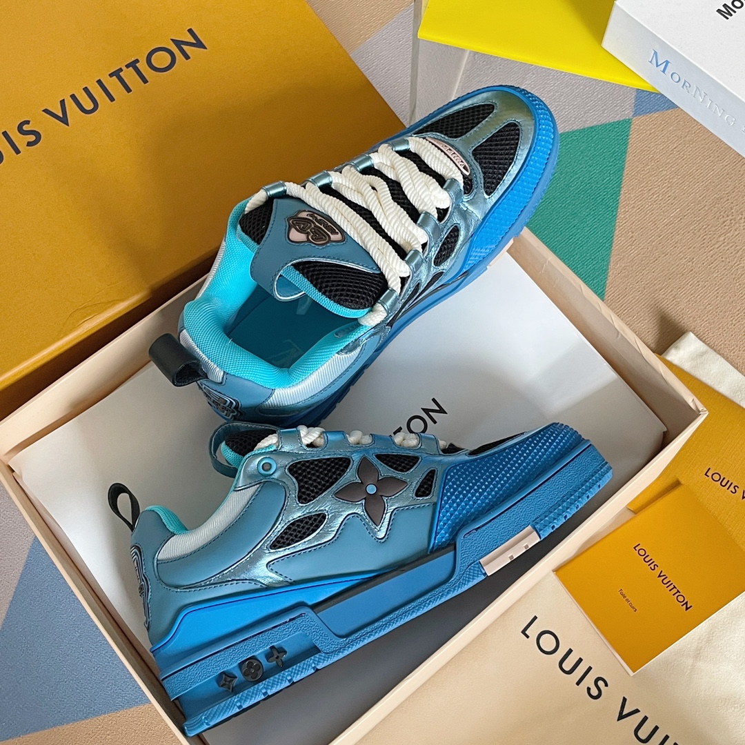 louis vuitton skate シリーズ 23ss の新作トレーナースニーカー スケートシューズ カップル用