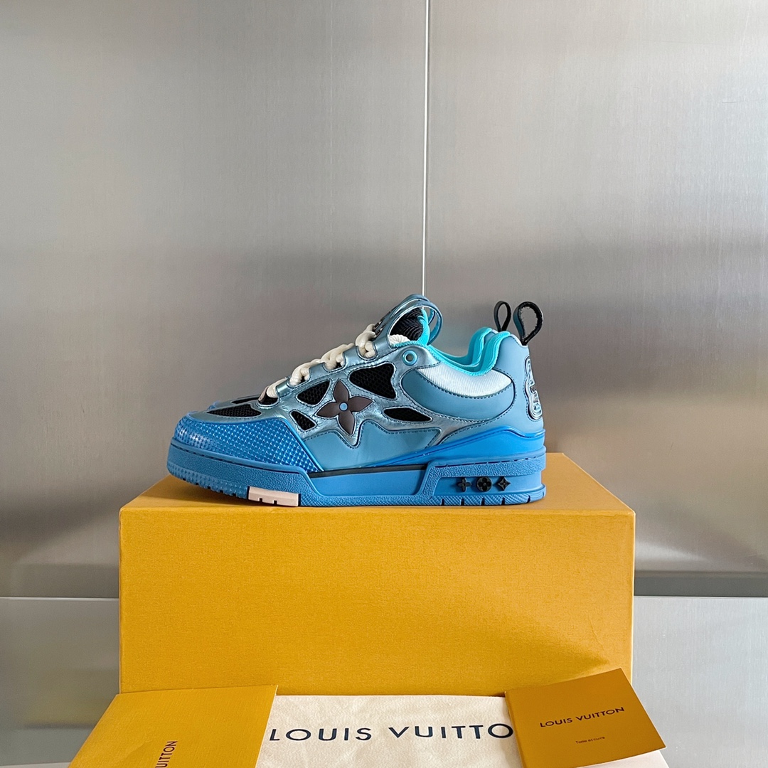 louis vuitton skate シリーズ 23ss の新作トレーナースニーカー スケートシューズ カップル用