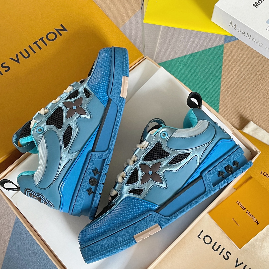 louis vuitton skate シリーズ 23ss の新作トレーナースニーカー スケートシューズ カップル用