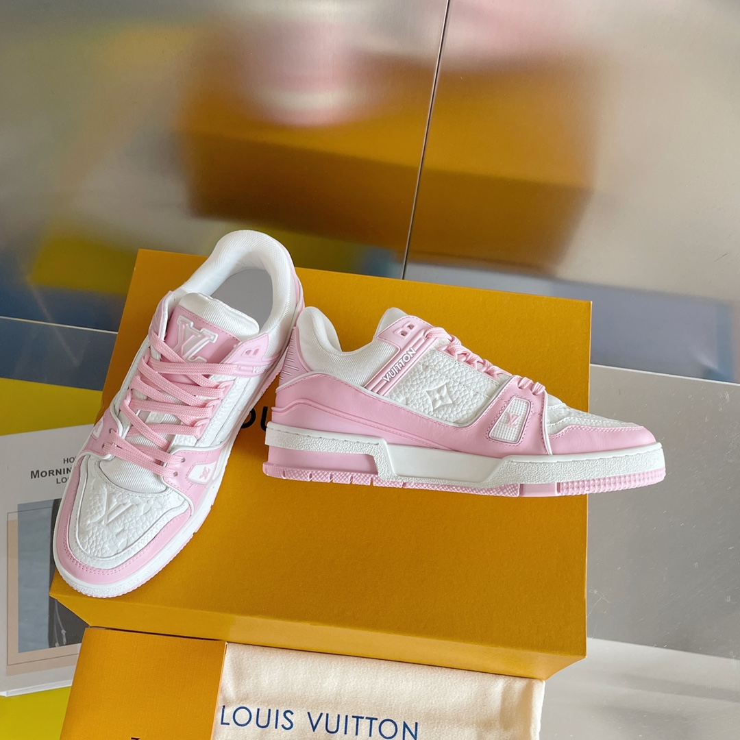 louis vuitton の の lv trainer スニーカー スケートシューズ  1