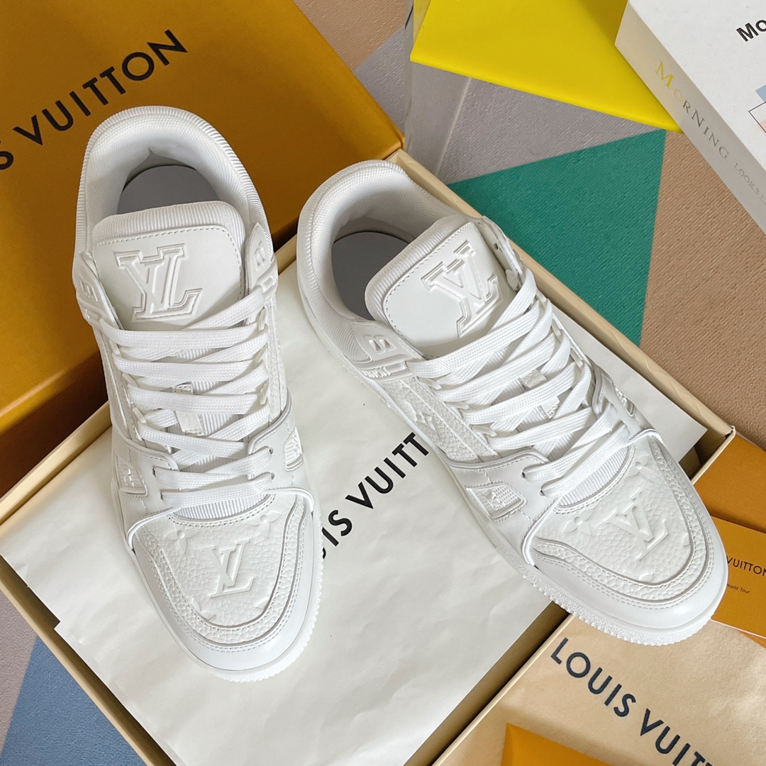louis vuitton の の lv trainer スニーカー スケートシューズ  2