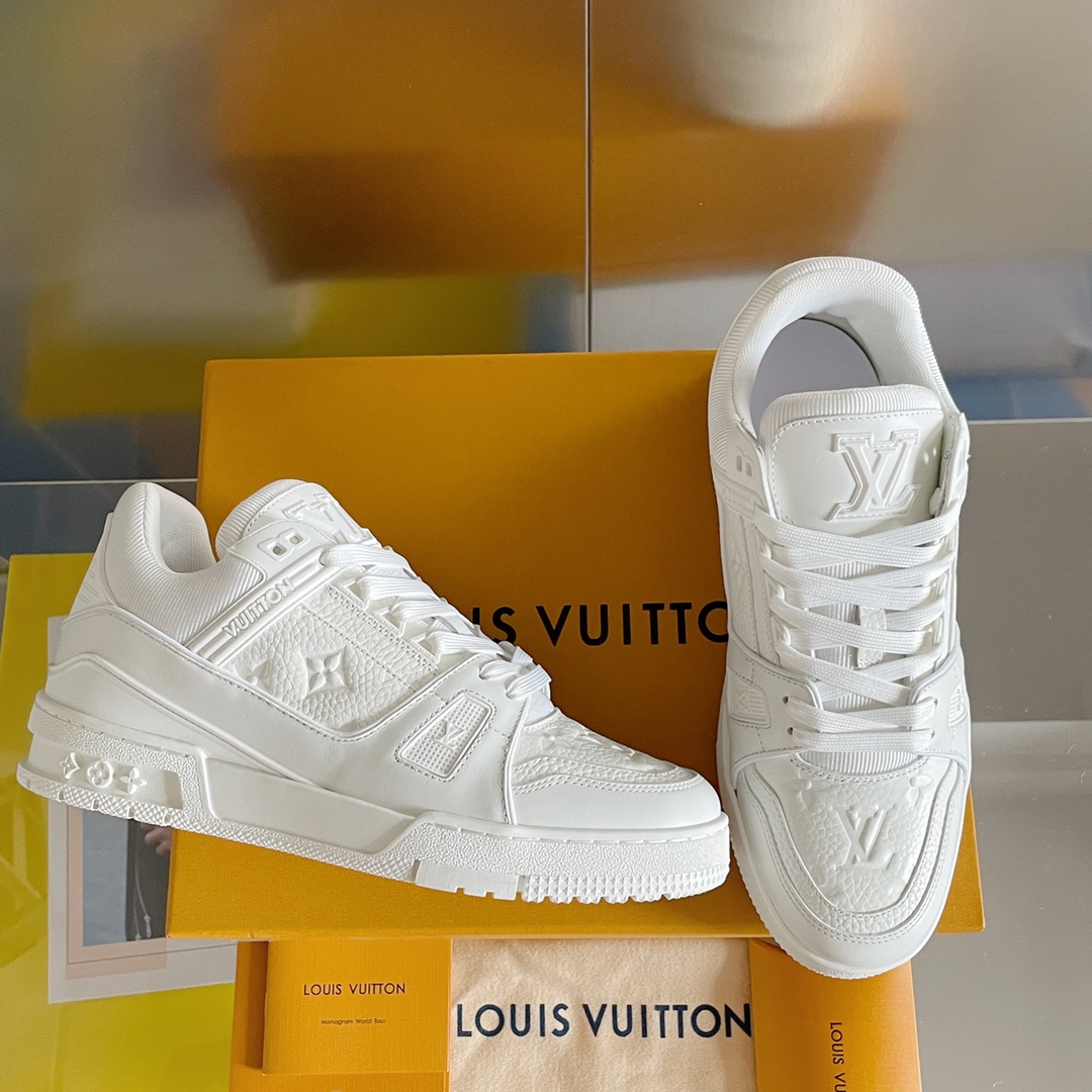 louis vuitton の の lv trainer スニーカー スケートシューズ  2