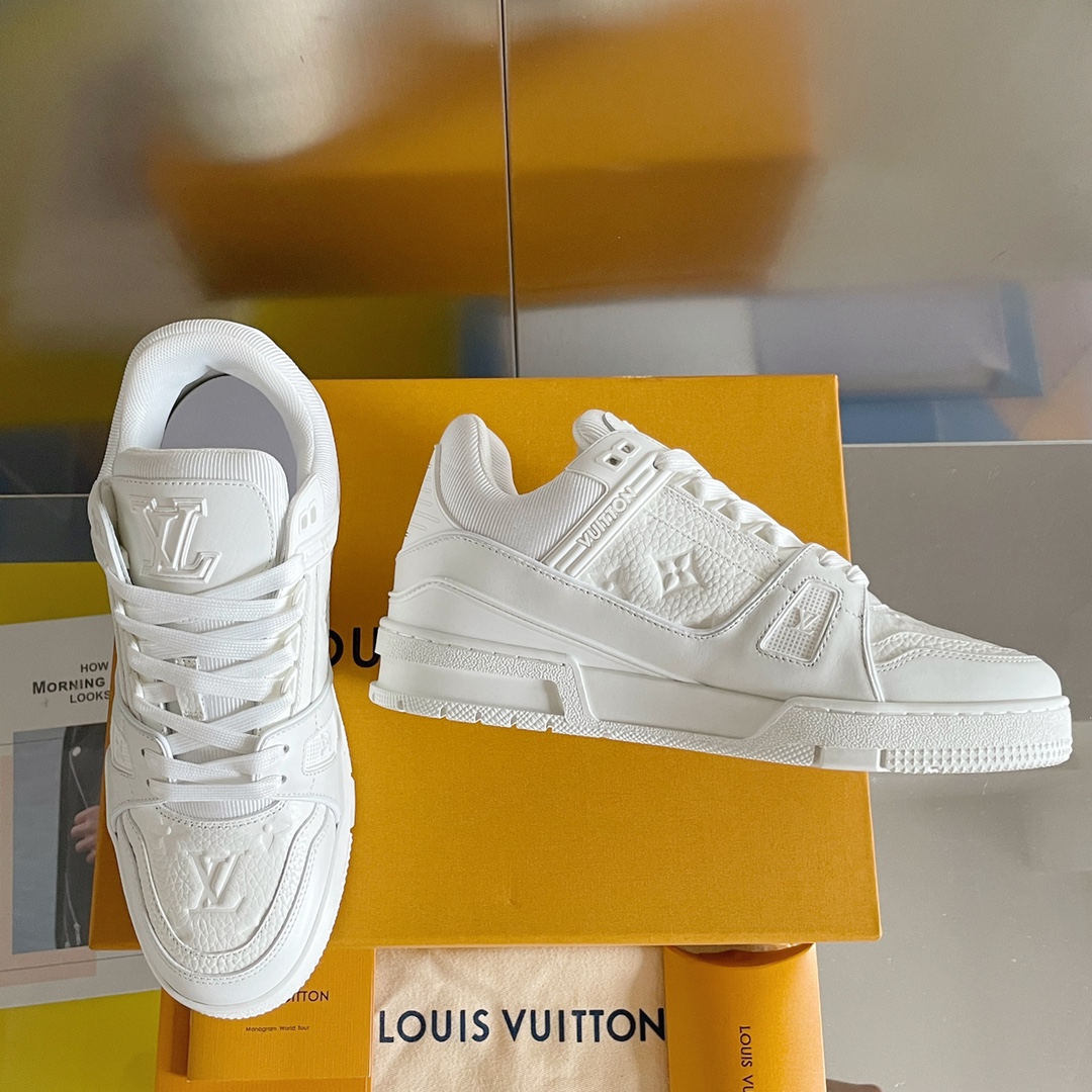 louis vuitton の の lv trainer スニーカー スケートシューズ  2