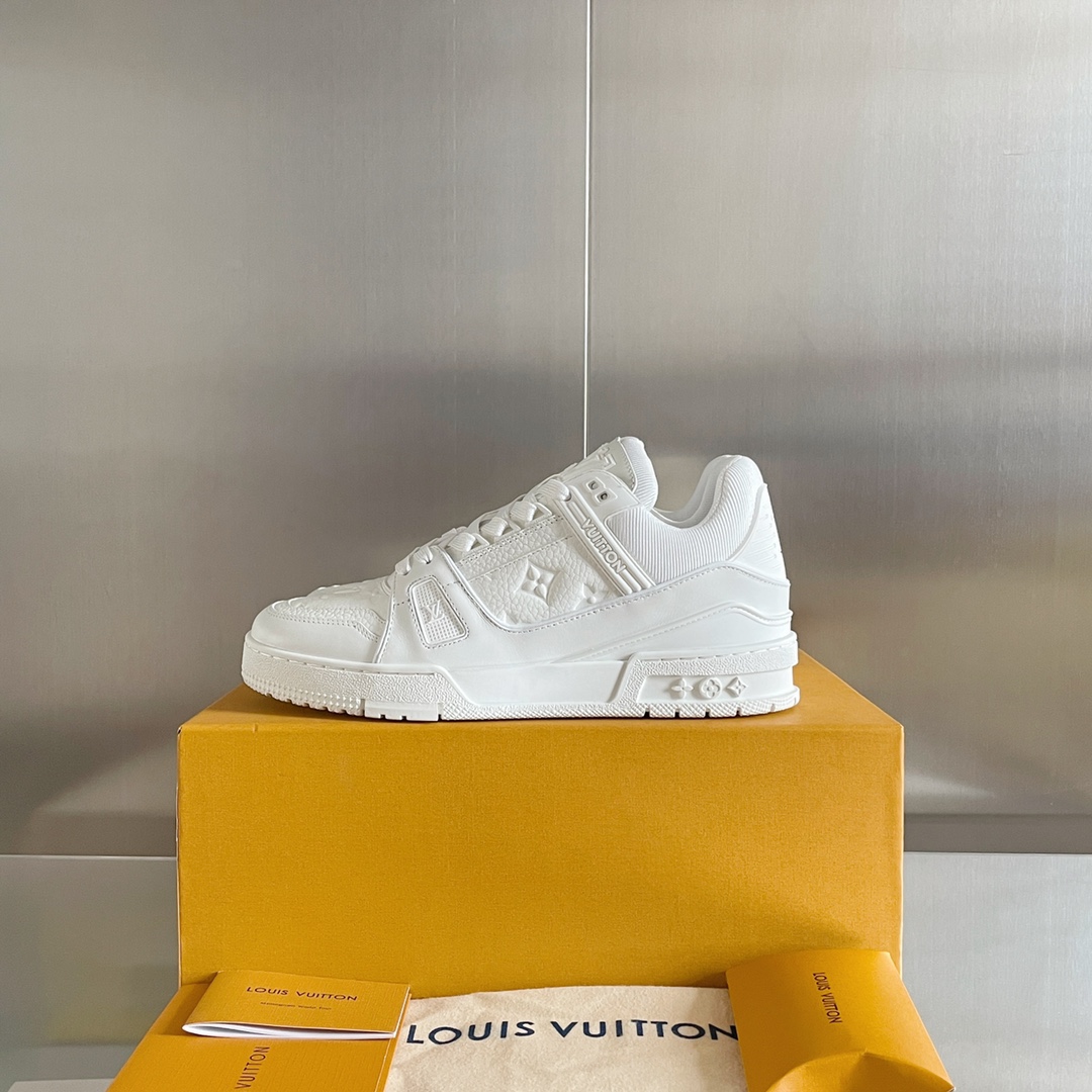 louis vuitton の の lv trainer スニーカー スケートシューズ  2