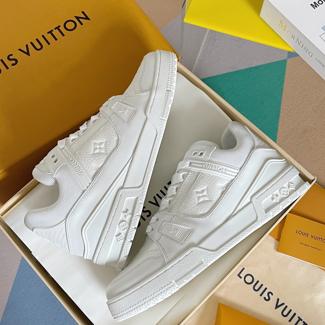 louis vuitton の の lv trainer スニーカー スケートシューズ  2