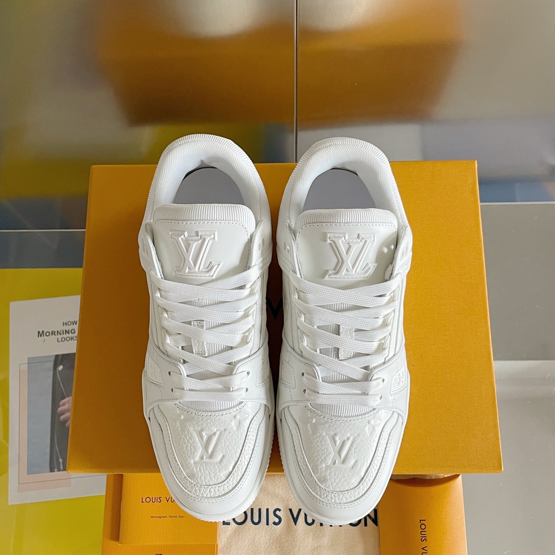 louis vuitton の の lv trainer スニーカー スケートシューズ  2