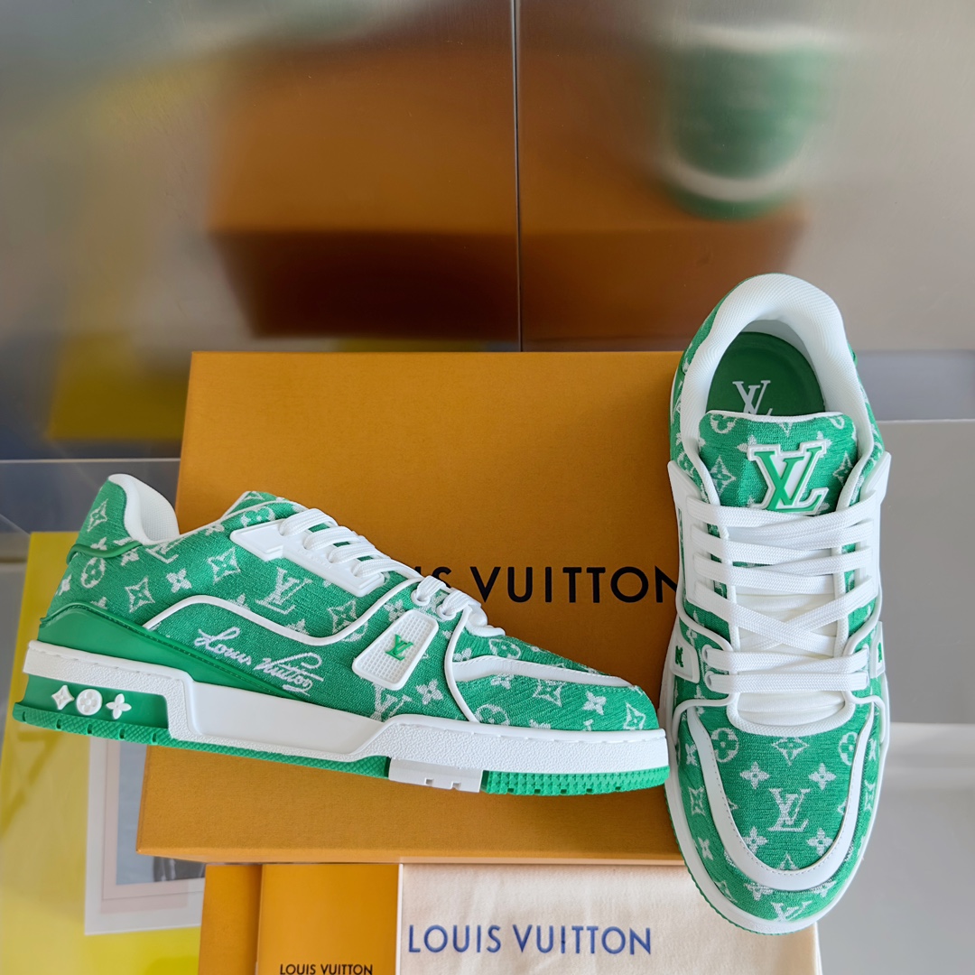 louis vuitton の の lv trainer スニーカー スケートシューズ  3