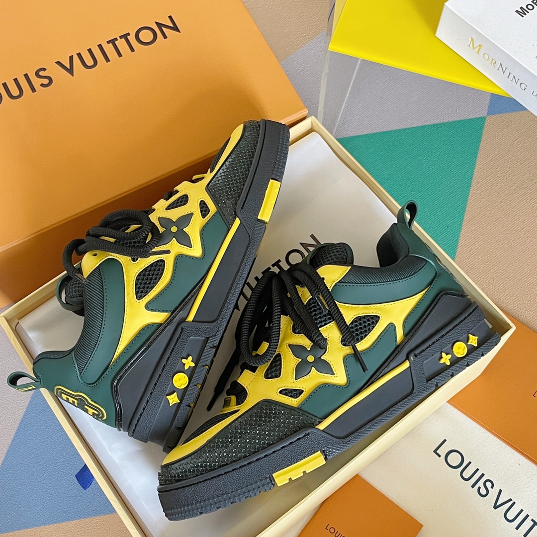 louis vuitton skate シリーズ 23ss の新作トレーナースニーカー スケートシューズ カップル用