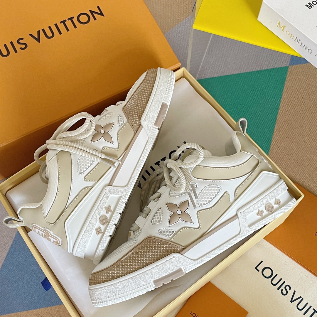 louis vuitton skate シリーズ 23ss の新作トレーナースニーカー スケートシューズ カップル用