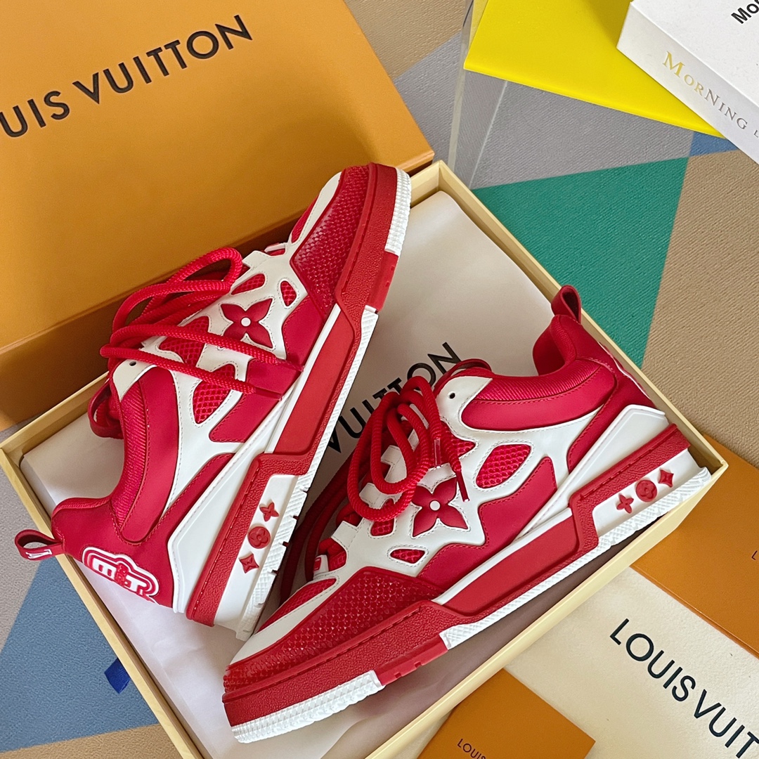 louis vuitton skate シリーズ 23ss の新作トレーナースニーカー スケートシューズ カップル用