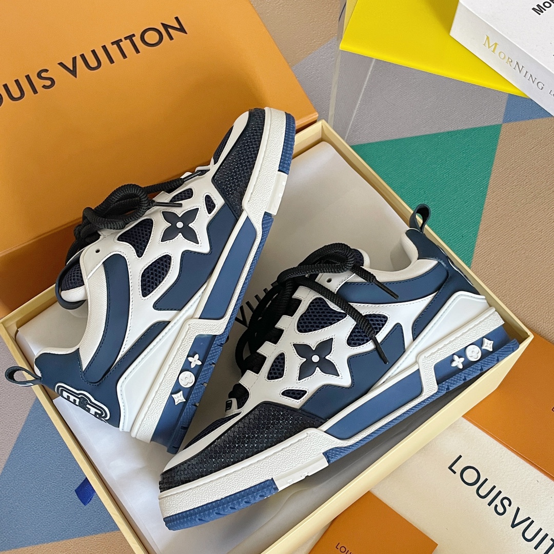 louis vuitton skate シリーズ 23ss の新作トレーナースニーカー スケートシューズ カップル用