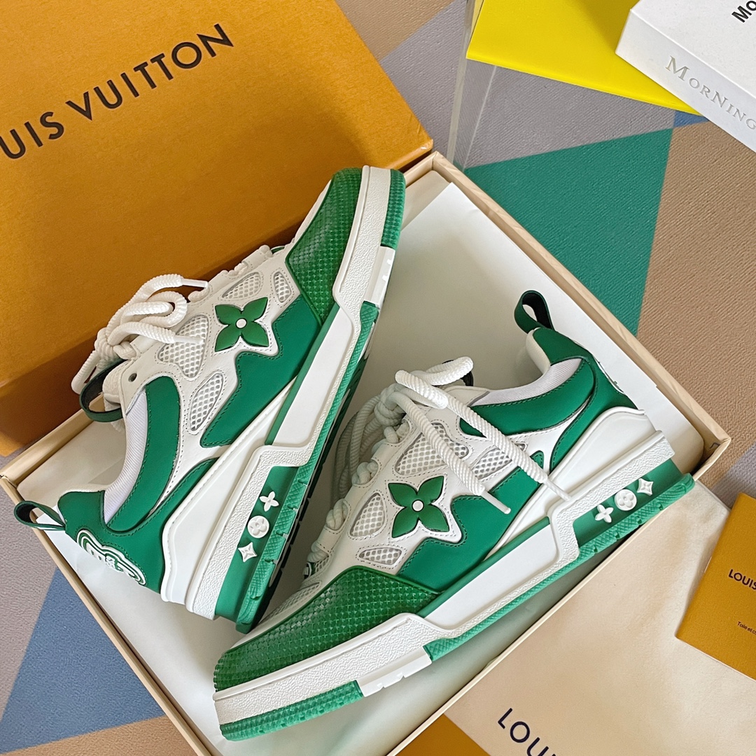 louis vuitton skate シリーズ 23ss の新作トレーナースニーカー スケートシューズ カップル用