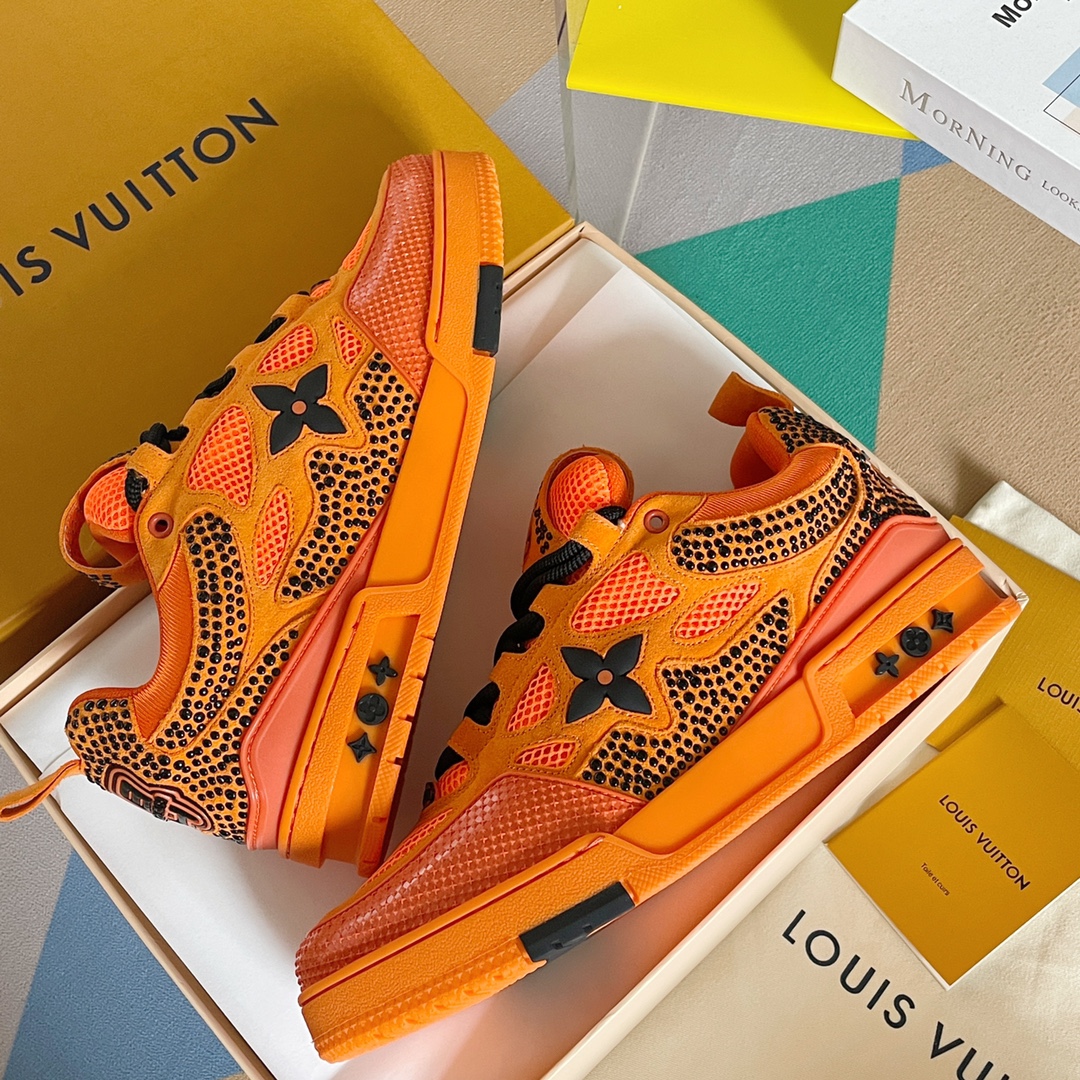 louis vuitton skate シリーズ 23ss の新作トレーナースニーカー スケートシューズ カップル用