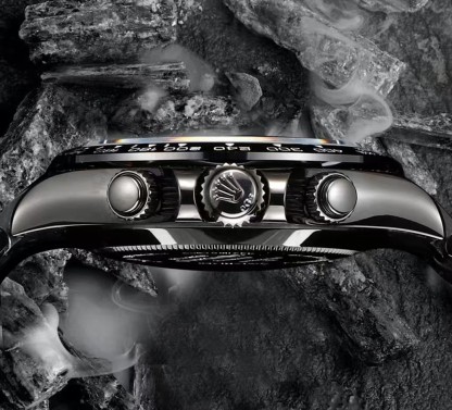 NEW 2025 ROLEX  40mm 機械式腕時計 高級カーボンブラックシリーズ