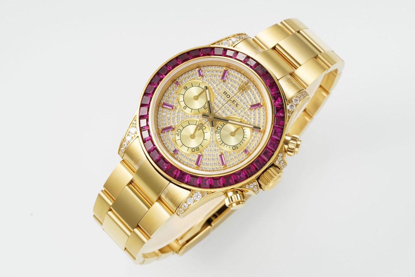 Rolex ロレックス 2025年新作 デイトナ 機械式腕時計 フルダイヤの腕時計