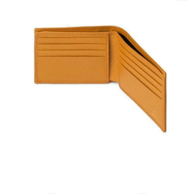 【GUCCI×KAIジョイントモデル】グッチ テディベアプリン トキャンバス＆レザー二つ折り財布 8枚 ベージュ/エボニー