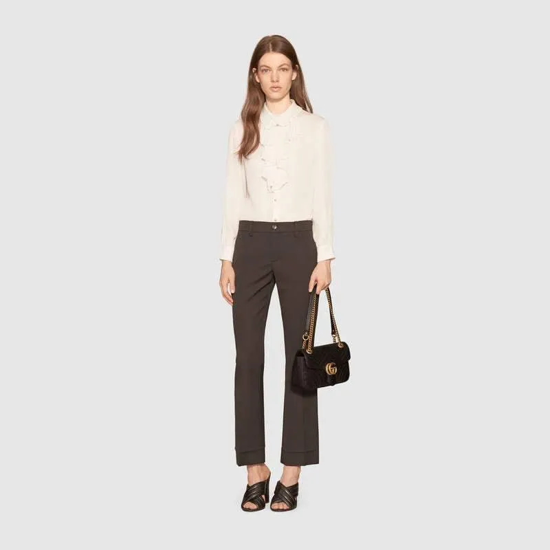 GUCCI(グッチ)〔GGマーモント〕キルティング スモール ショルダーバッグ