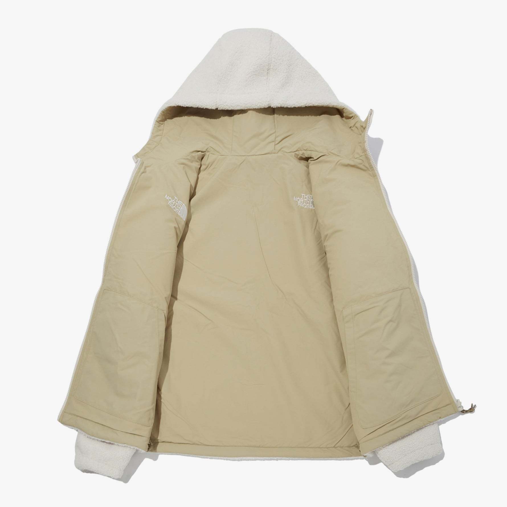★★★THE NORTH FACE★★★ DIXIE RVS FLEECE HOODIE NJ4FM70 リバーシブル フリース ダウン ジャケット フード レディース メンズ 韓国 2WAY 裏表 ショート ミドル 丈 かわいい 新作