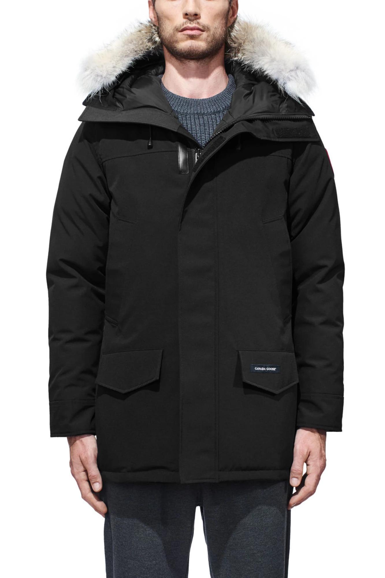 カナダグース メンズ パーカー＆ラングフォード フュージョン フィット Canada Goose Men's Langford Parka Fusion Fit Black