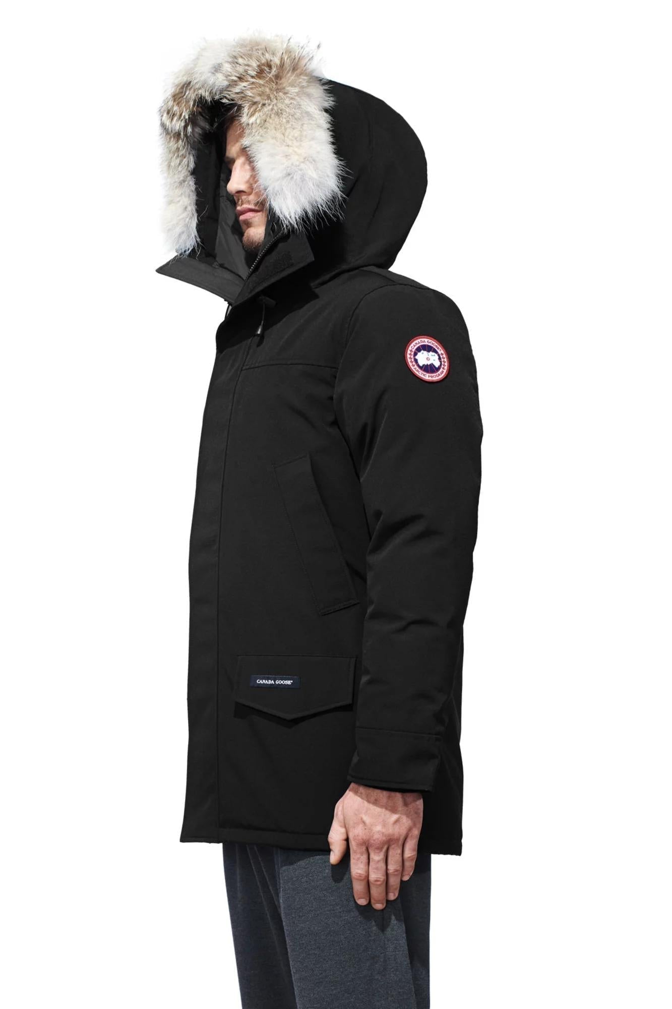 カナダグース メンズ パーカー＆ラングフォード フュージョン フィット Canada Goose Men's Langford Parka Fusion Fit Black