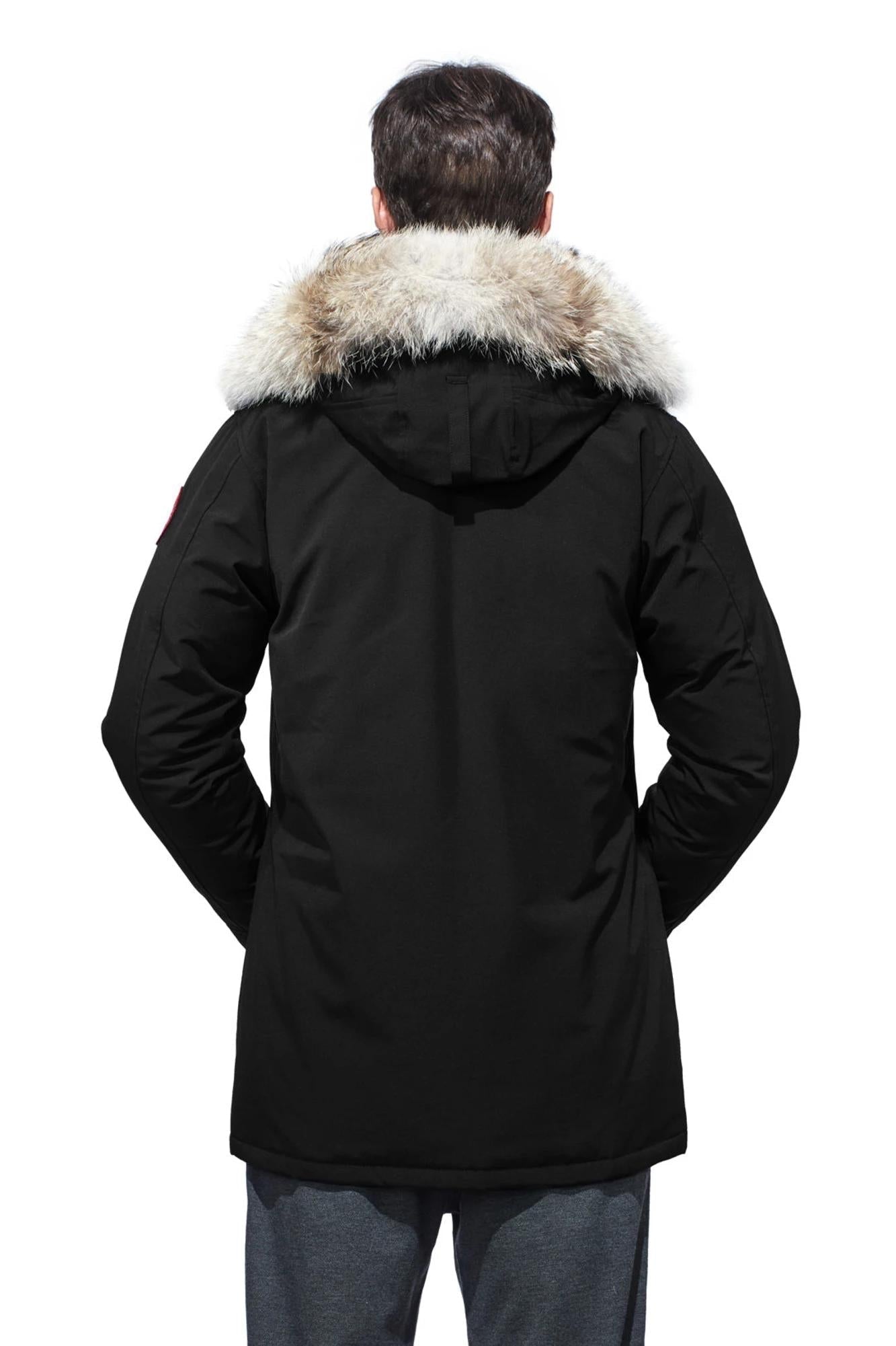 カナダグース メンズ パーカー＆ラングフォード フュージョン フィット Canada Goose Men's Langford Parka Fusion Fit Black