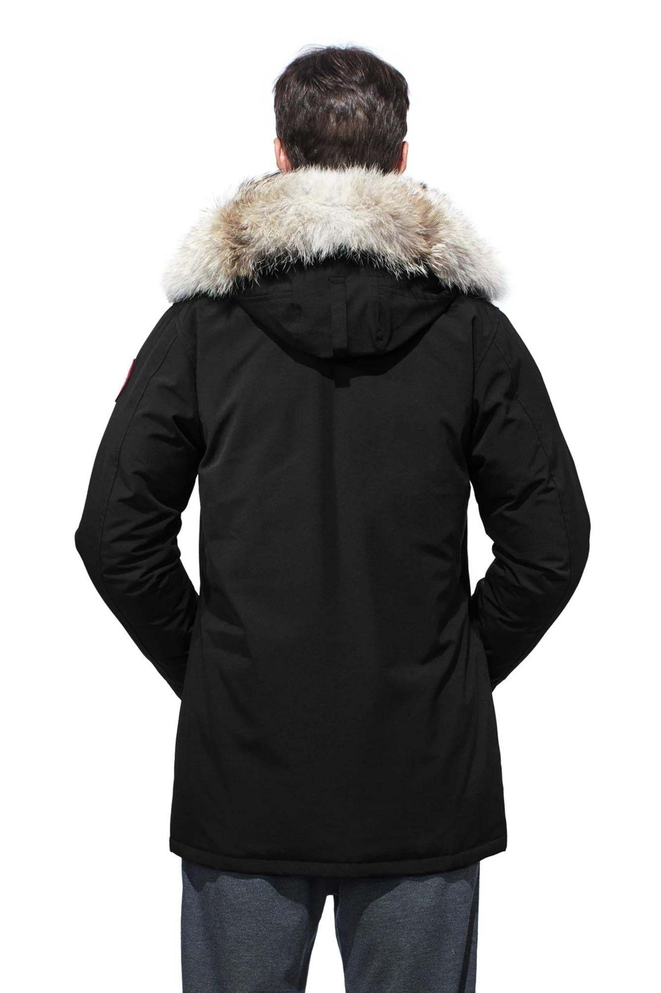 カナダグース メンズ パーカー＆ラングフォード フュージョン フィット Canada Goose Men's Langford Parka Fusion Fit Black