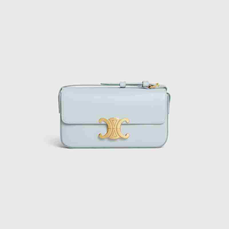 新作 CELINE トリオンフ ショルダーバッグ カーフスキン