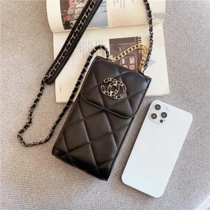CHANEL(シャネル) クラシック チェーン ダイヤモンドテクスチャーユニバーサル バッグ 4色