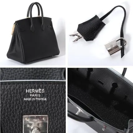 HERMES エルメス バーキン 25cm トゴ ブラック シルバー金具