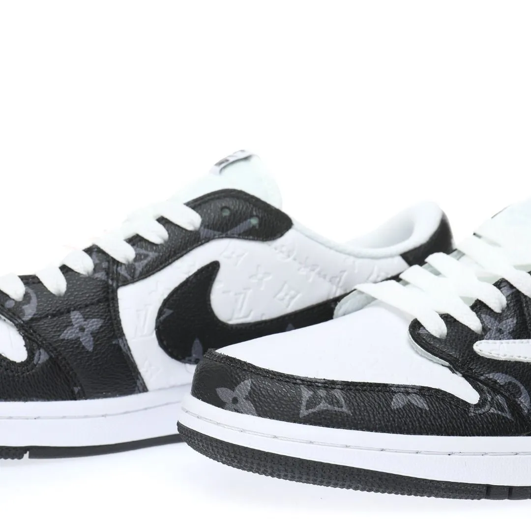 【日本未入荷】louis vuitton x travis scott x nike air jordan 1 low og sp damier azur lv monogram 【正規品】 代金引換  1