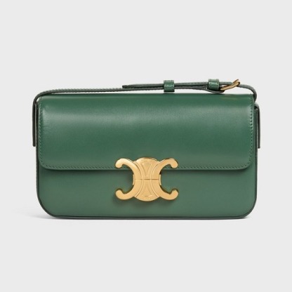 新作 CELINE トリオンフ ショルダーバッグ カーフスキン