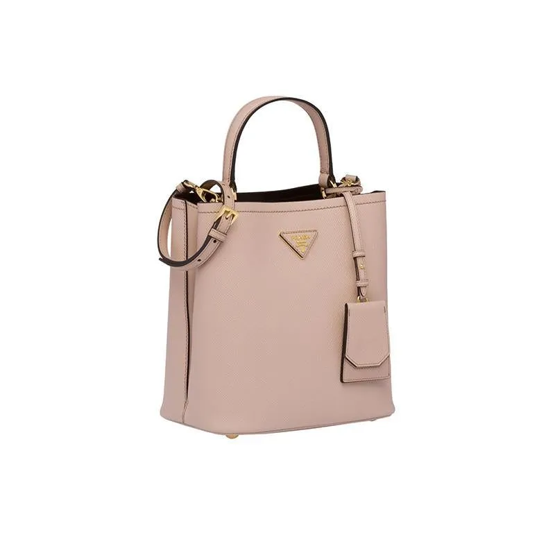 PRADA(プラダ) パニエ サフィアーノレザーバッグ ライトピンク