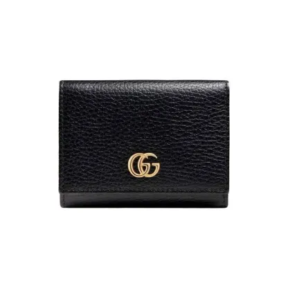 GUCCI(グッチ)〔プチ マーモント〕レザー 三つ折りウォレット