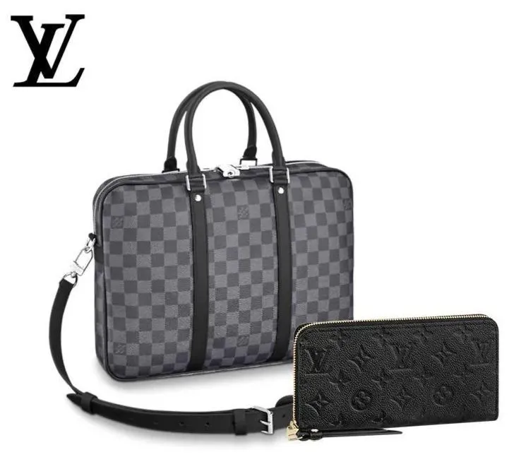 LOUIS VUITTON ハンドバッグ ビジネスバッグ 長財布 2点セット お得 Ref:N41718+M61864