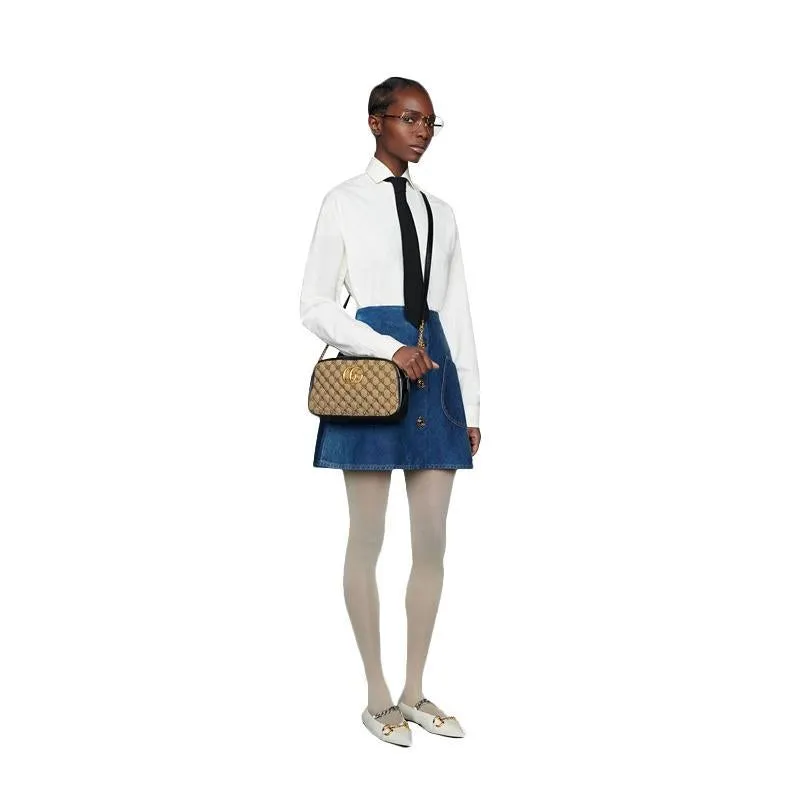 GUCCI(グッチ)〔GGマーモント〕スモール ショルダーバッグ