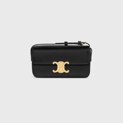 新作 CELINE トリオンフ ショルダーバッグ カーフスキン