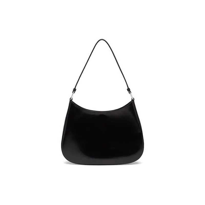 PRADA(プラダ) クレオ ブラッシュドレザー ショルダーバッグ ブラック